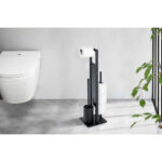 Free-Standing Toilet Set Matt Black "Rivalta" - Image 2