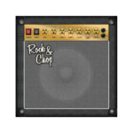 Glass Work Top Saver (30X30)cm Guitar Amp