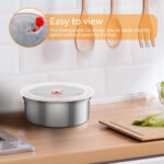 Spice Box With 7 Containers And Air-Tight View Lid 9.8×3.7 inch - Image 5
