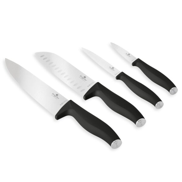 4 Pcs Knife Set Matt Black Collection (2)