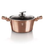 Casserole With Lid 20сm Rose Gold (1)