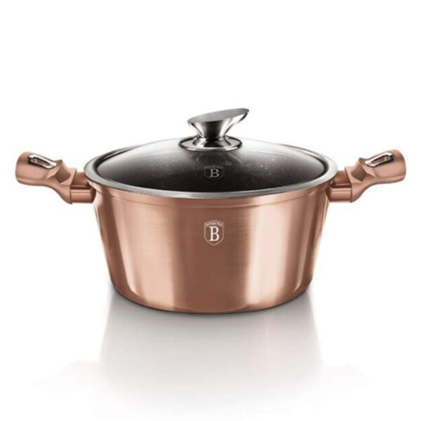 Casserole With Lid 20сm Rose Gold (1)