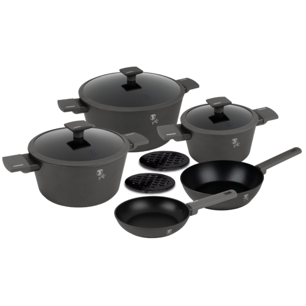 Cookware Set 10 pcs Anthracite Berlinger Haus (Germany)