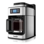 Automatic Bean Coffee Maker With Grinder Machine 1.2 Liter