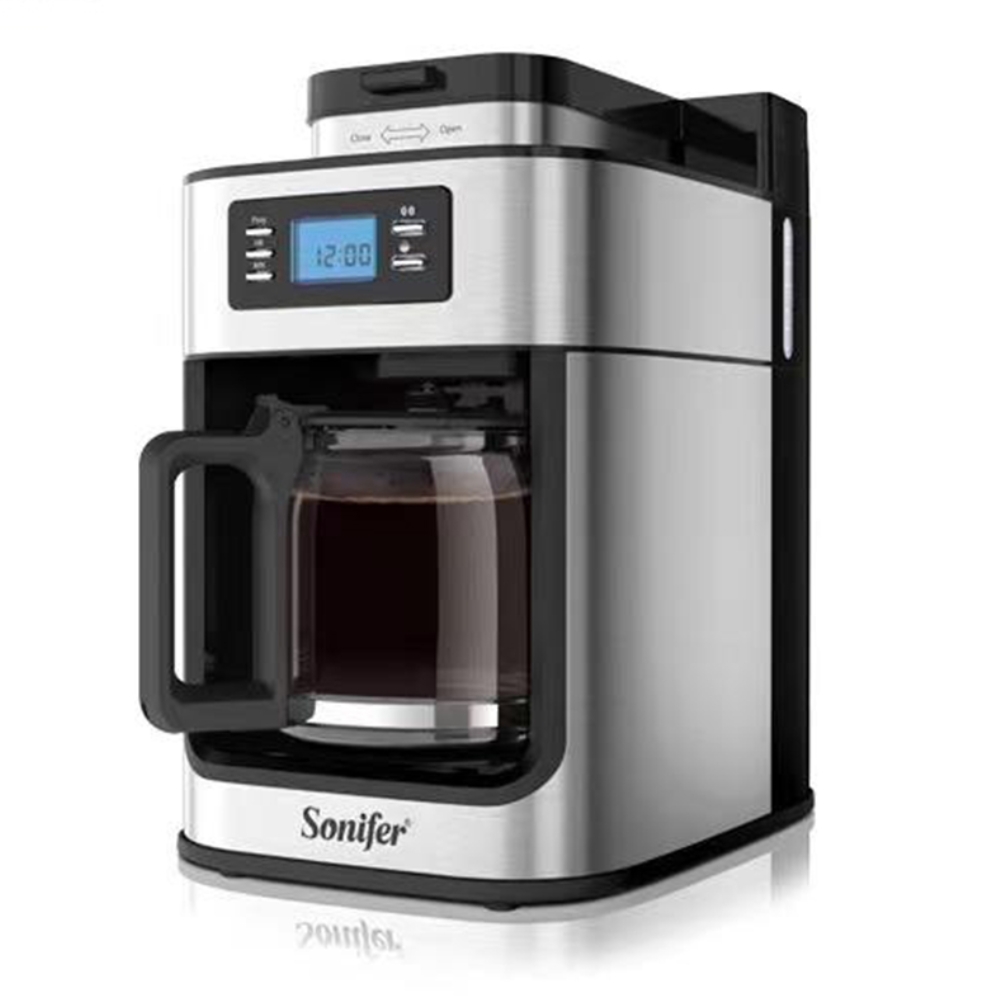 Automatic Bean Coffee Maker With Grinder Machine 1.2 Liter Automatic Bean Coffee Maker With Grinder Machine 1.2 Liter