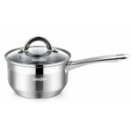 Sauce pan Stainless Steel With Glass Lid 16cm