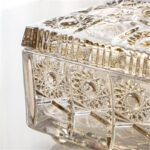 Rectangular Tissue Box  Embossed Cut Design - Glass - Image 4