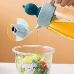 Glass Oil Brush Bottle 350ml - Image 2