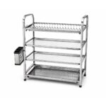 Dish Rack 4-Tier with Cutlery Holder – Binca