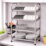 Dish Rack 4-Tier with Cutlery Holder – Binca - Image 2
