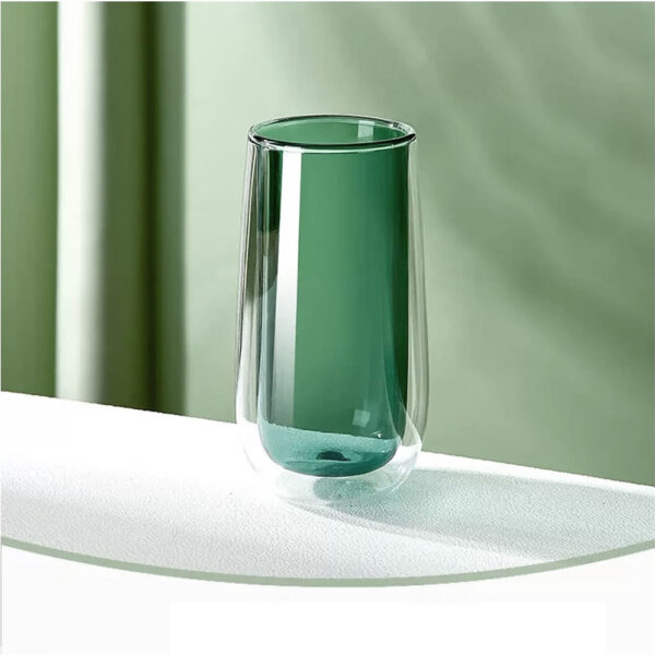 Double Wall Glass Green 250ml