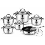 Sonifer 12-Piece Stainless Steel Cookware Set