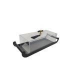 Iron Rectangular Serving Tray with Lid ✨ – 30 × 14 × 10 cm