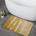 Bath Floor Mat 45 X 75 Cm - Beige - Image 2