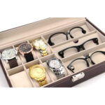 Watch And Glasses Box Brown - Image 2
