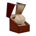 Single Watch Winder Box- Brown - Image 2