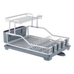 2 Tier Dish Drying Rack Binca Grey