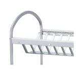 3-Tier Dish Drying Rack Aluminum With Tray Cutlery Holder - Silver - Image 2