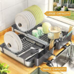 Adjustable Dish Rack Small - Grey - Image 4