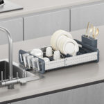 Adjustable Dish Rack Small - Grey - Image 3