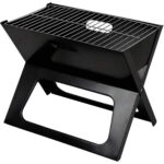 Foldable Charcoal BBQ Grill Black