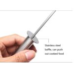 BBQ Skewers ( Set of 6 ) 50 cm Stainless Steel - Image 2