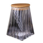 Glass Jar With Airtight Bamboo Lid - Large