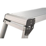 Work Platform Ladder 1 Step Foldable - Black - Image 2
