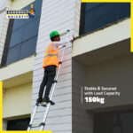 Telescopic Ladder Aluminium 4.4M Portable & Foldable - Image 9