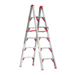 5 Step Aluminium Folding Ladder Double Sided And Portable