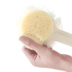 Double Sided Long Handle Bath Brush Sanitary Black - Image 2
