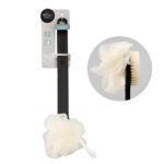 Double Sided Long Handle Bath Brush Sanitary Black