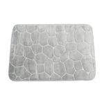 Microfiber Floor Mat  45 x 70 cm  -  Grey