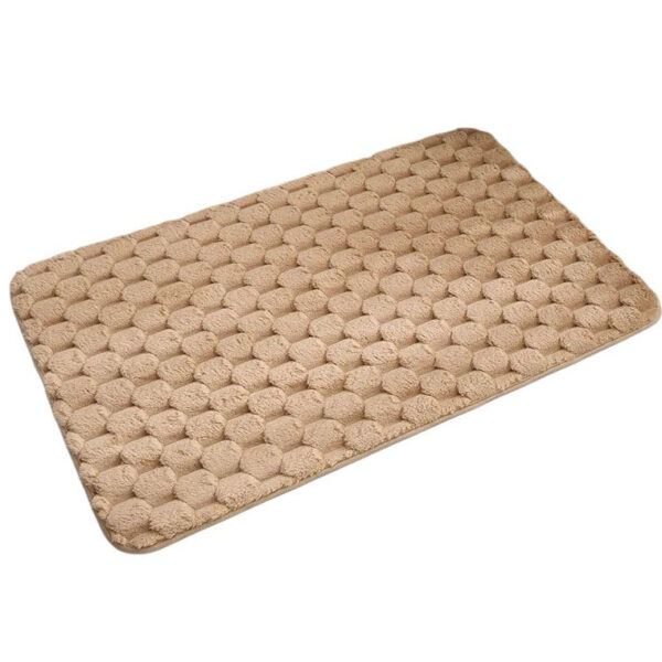 Anti-Slip Bath Mat  80×50 cm - Beige