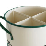 Metal Vintage Cutlery Holder White Fruit Print - Image 6