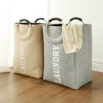 Laundry Basket Iron Handle - Grey - Image 2