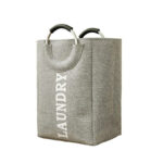 Laundry Basket Iron Handle - Grey