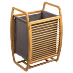 Wooden Laundry Basket - Bamboo