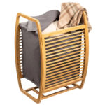 Wooden Laundry Basket - Bamboo - Image 5