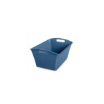 Storage Boxes Small Blue 19x14x9cm (Set Of 3)