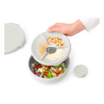 Make And Take Lunch Bowl 1L Plastic Light Grey - Image 3