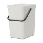 Sort And Go Waste Bin 12L Light Grey