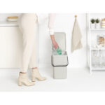 Sort And Go Waste Bin 25L Light Grey - Image 3