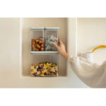 Tasty+ Stackable Canister Set of 3 (1.6 and 3.5 ltr) Light Grey - Image 2
