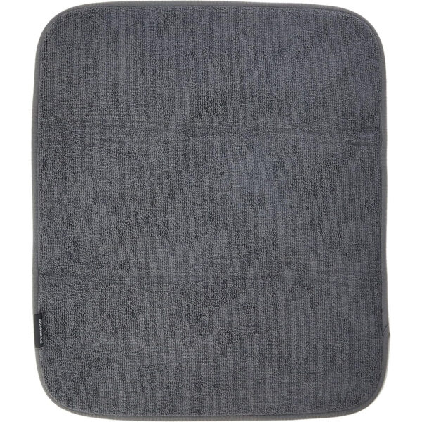 Sink Side Microfibre Dish Drying Mat Dark Grey