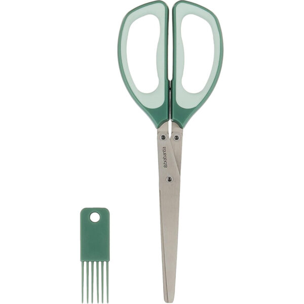 Tasty+ Herb Scissors Plus Cleaning Tool Fir Green