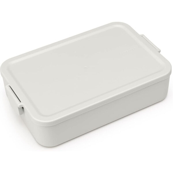 Make And Take Lunch Box Large Plastic Light Grey