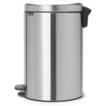 Newlcon Pedal Bin 20L Matt Steel - Image 3