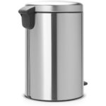 Newlcon Pedal Bin 20L Matt Steel - Image 4
