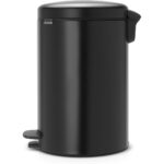 Newlcon Pedal Bin 20L Matt Black - Image 3